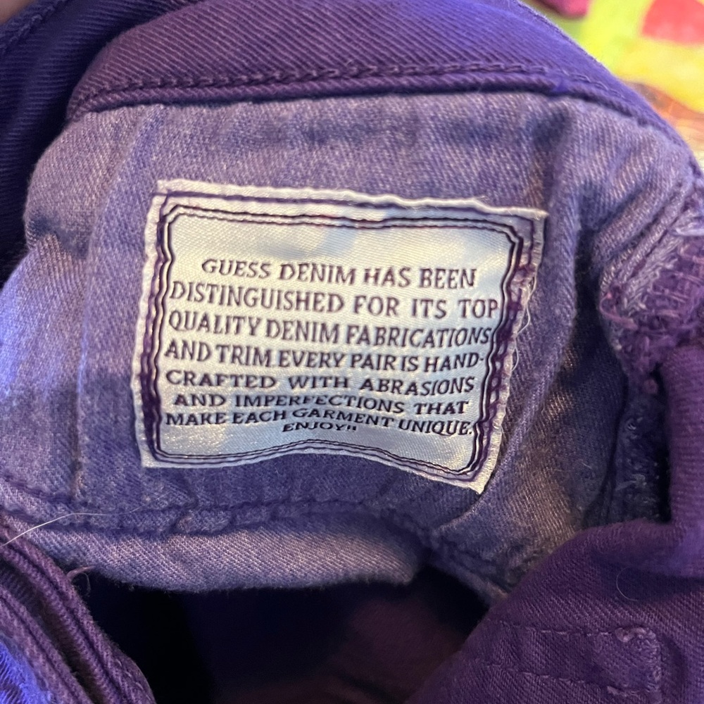Purple guess skinny jeans - Picture 5 of 6